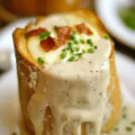 Baked eggs in Baguette + Smoked Gouda Sauce – a.k.a “Bagueggs”