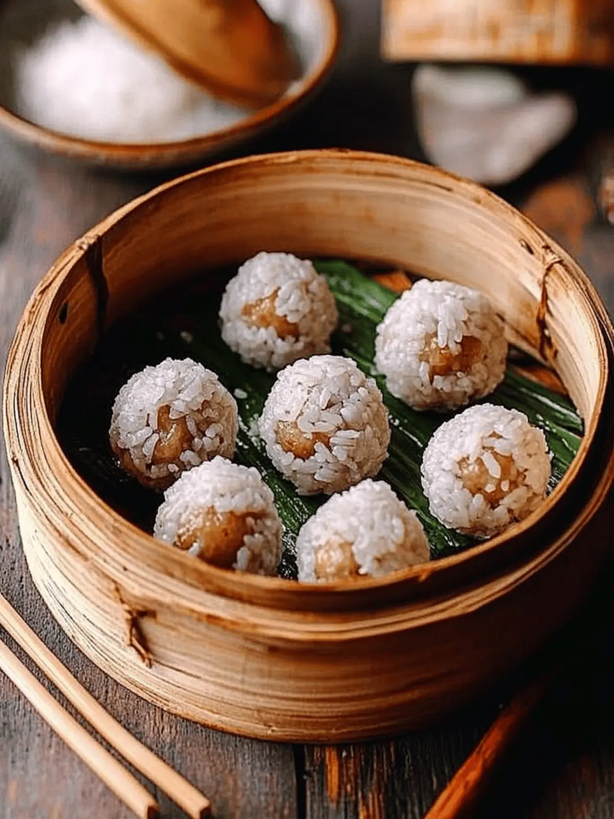 Chinese Pearl Meatballs with Sticky Rice (珍珠丸子)