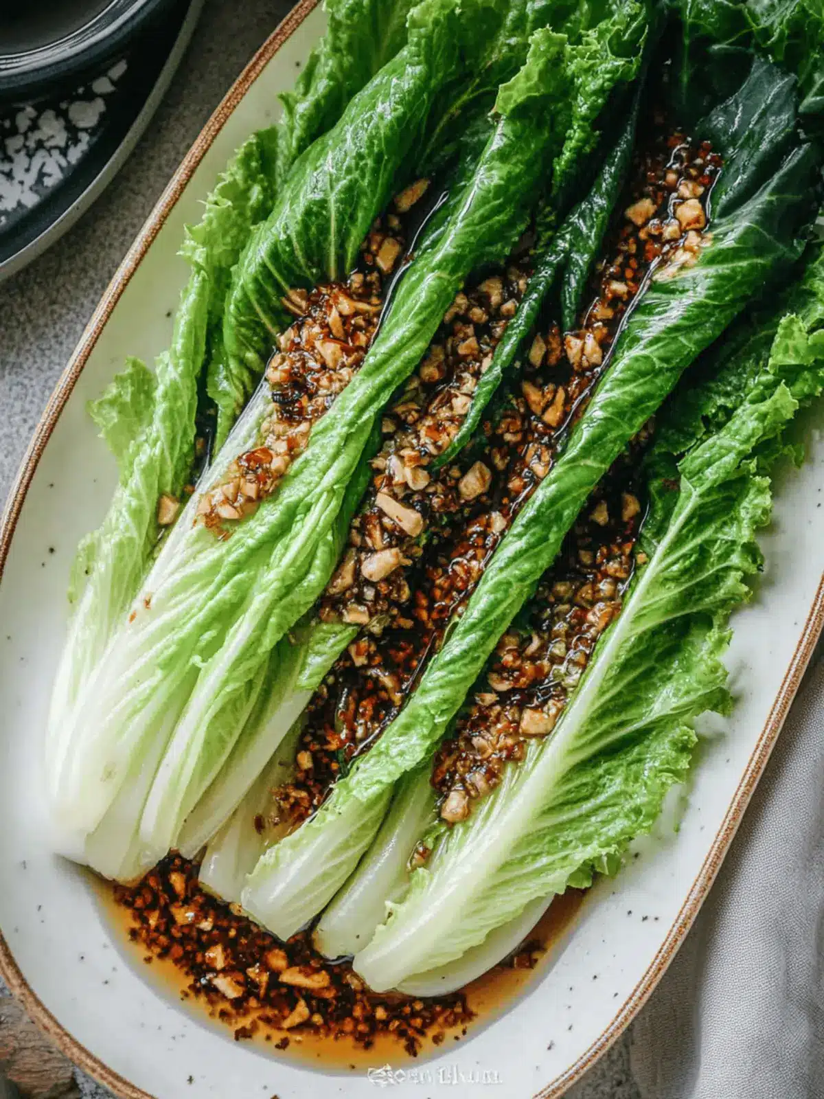 Cantonese Lettuce with Oyster Sauce (蚝油生菜)