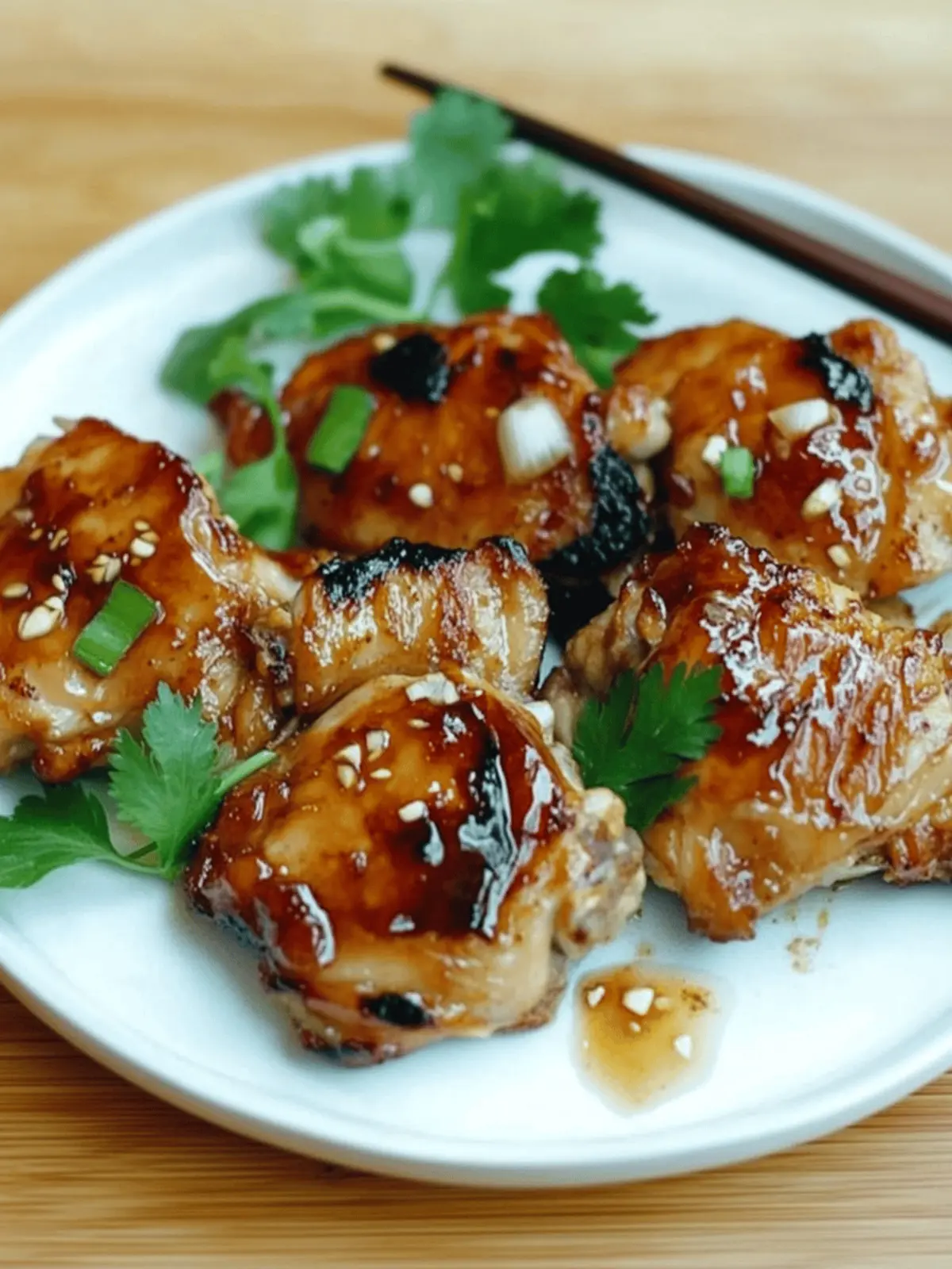Viral Garlic Miso Chicken Thighs (Air Fryer or Oven)