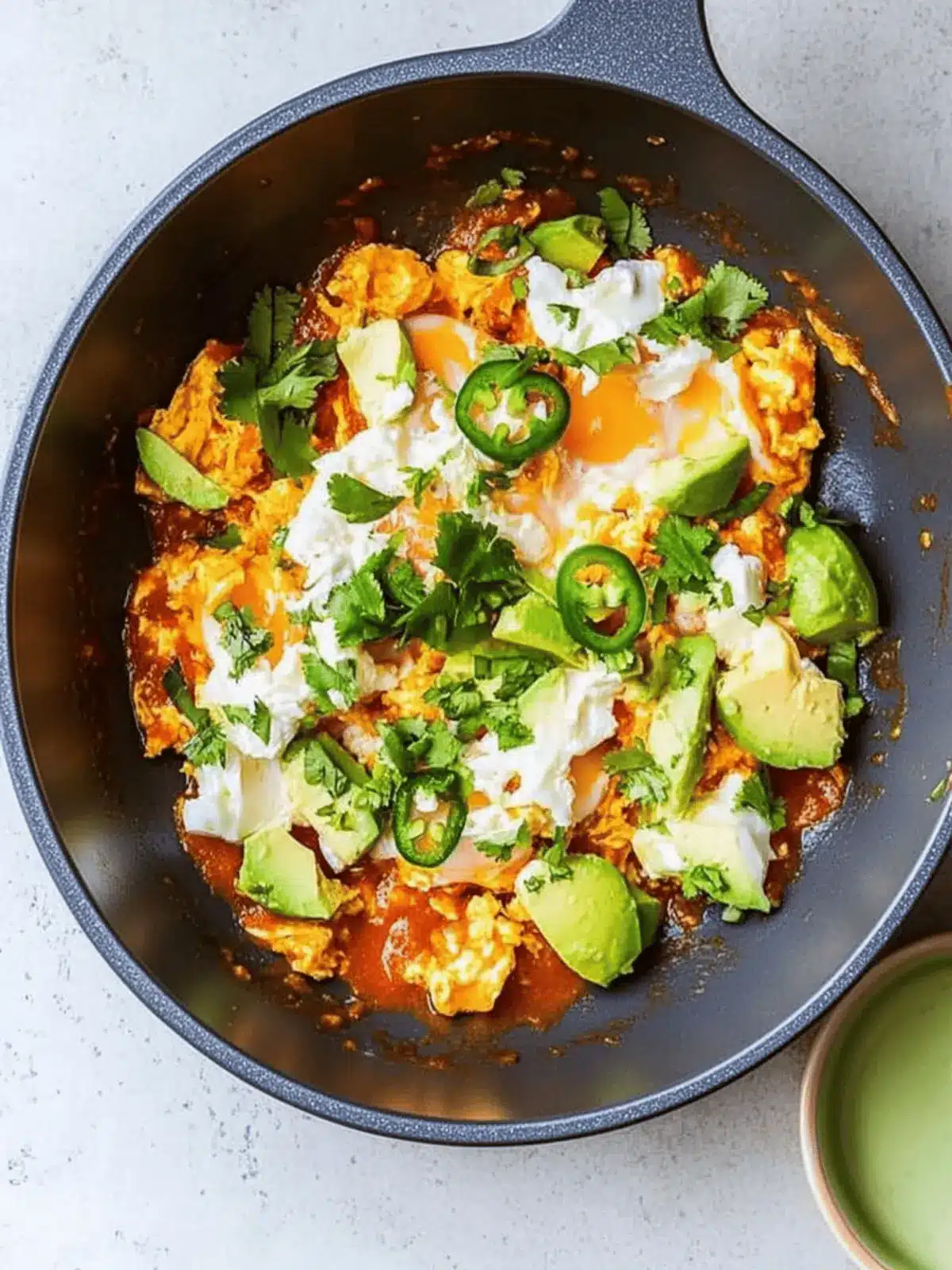 High-Protein Enchilada Scrambled Eggs