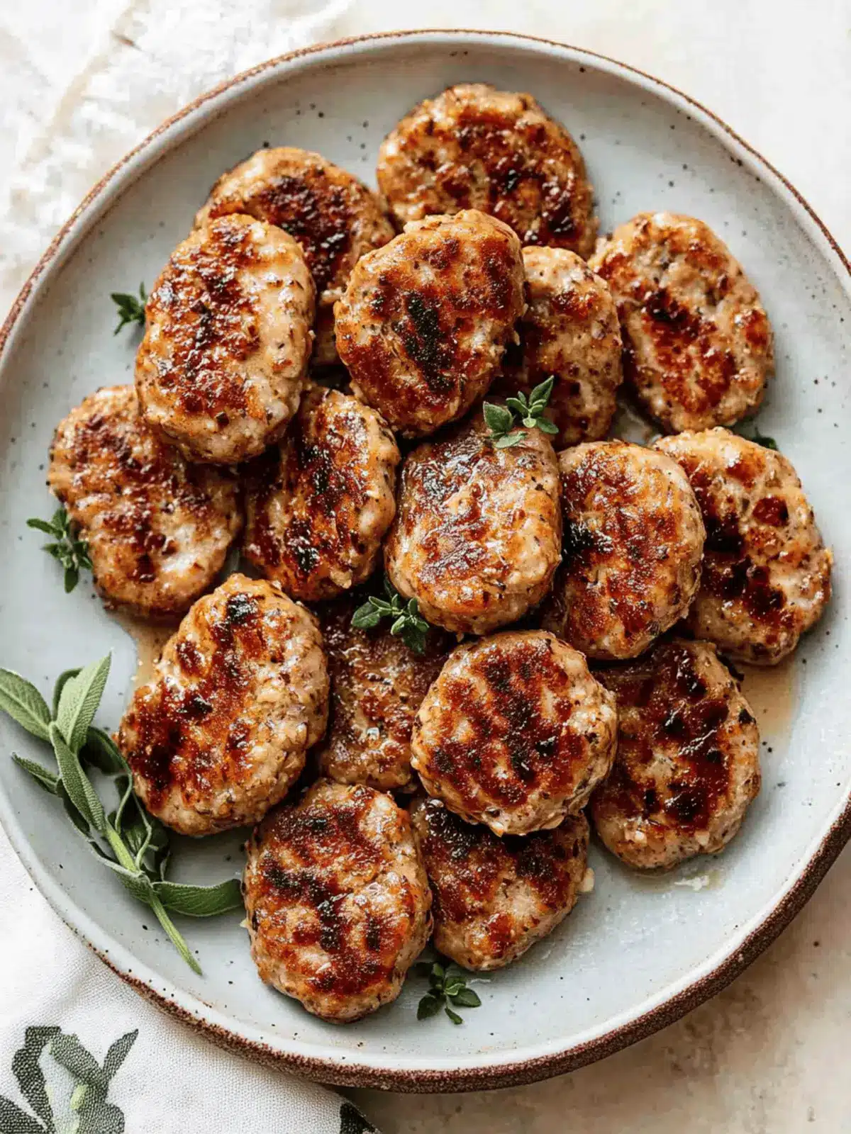 Maple Chicken Breakfast Sausage