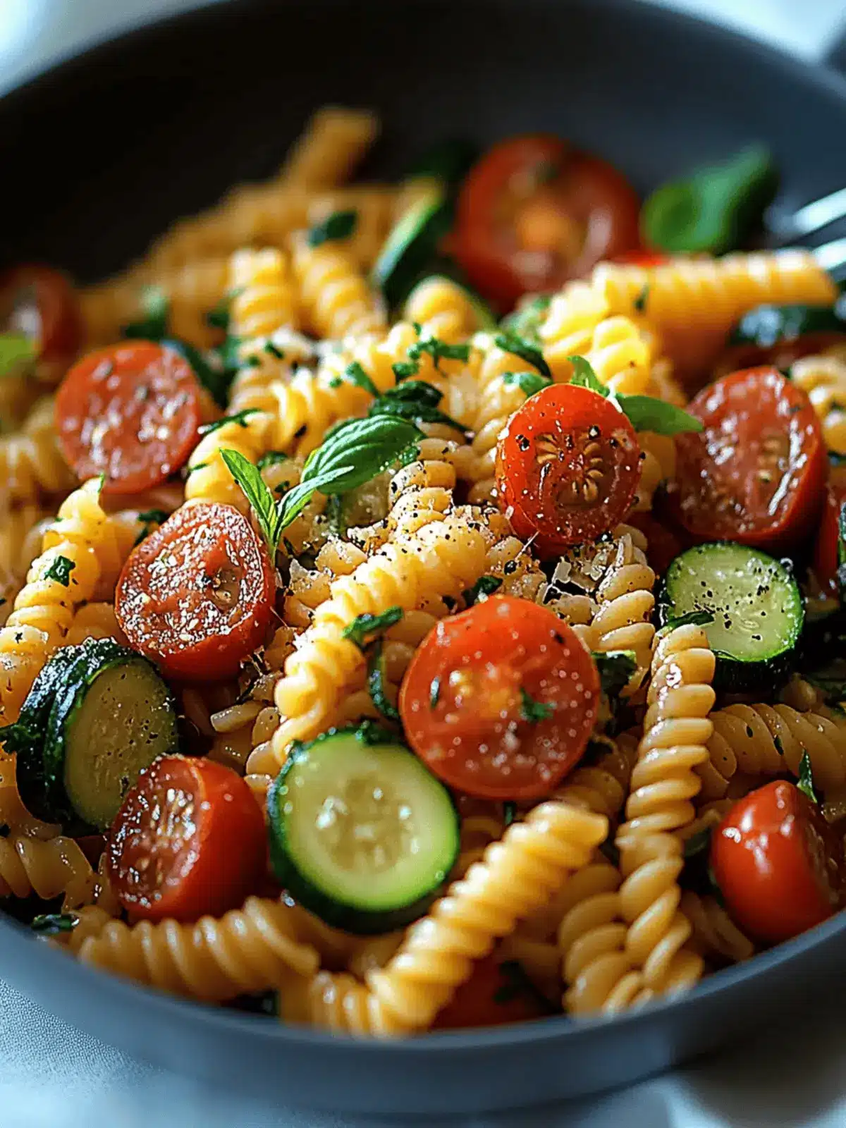 Tomato Zucchini Pasta