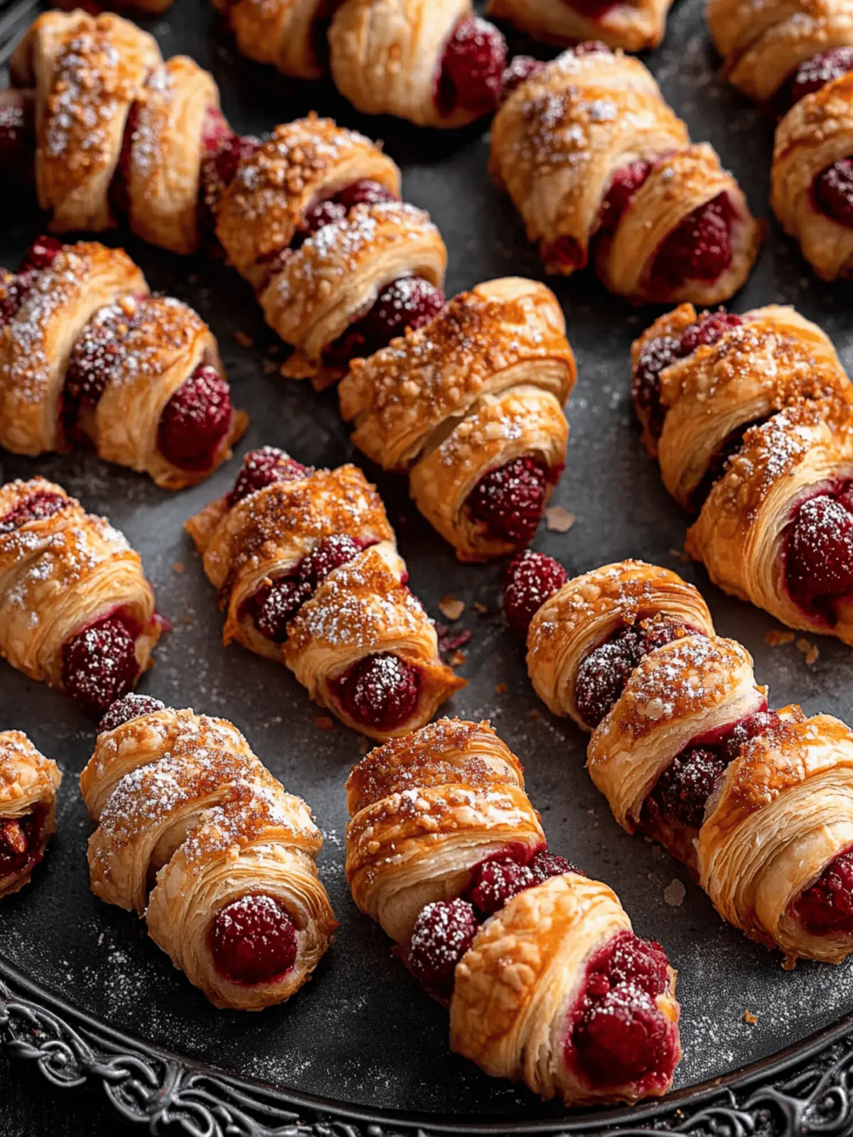 Classic Jewish Raspberry Rugelach