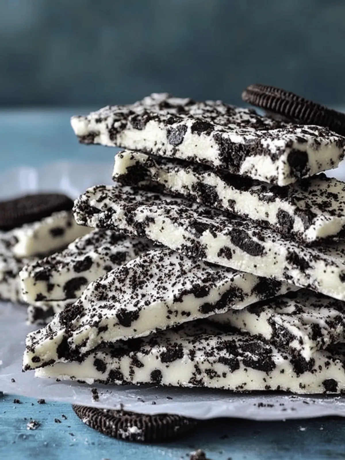 Cookies and Cream Oreo Bark
