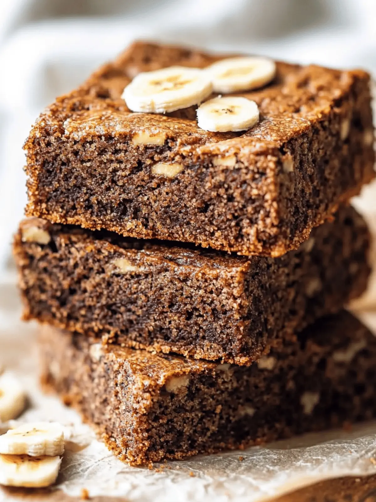flourless banana bread bars