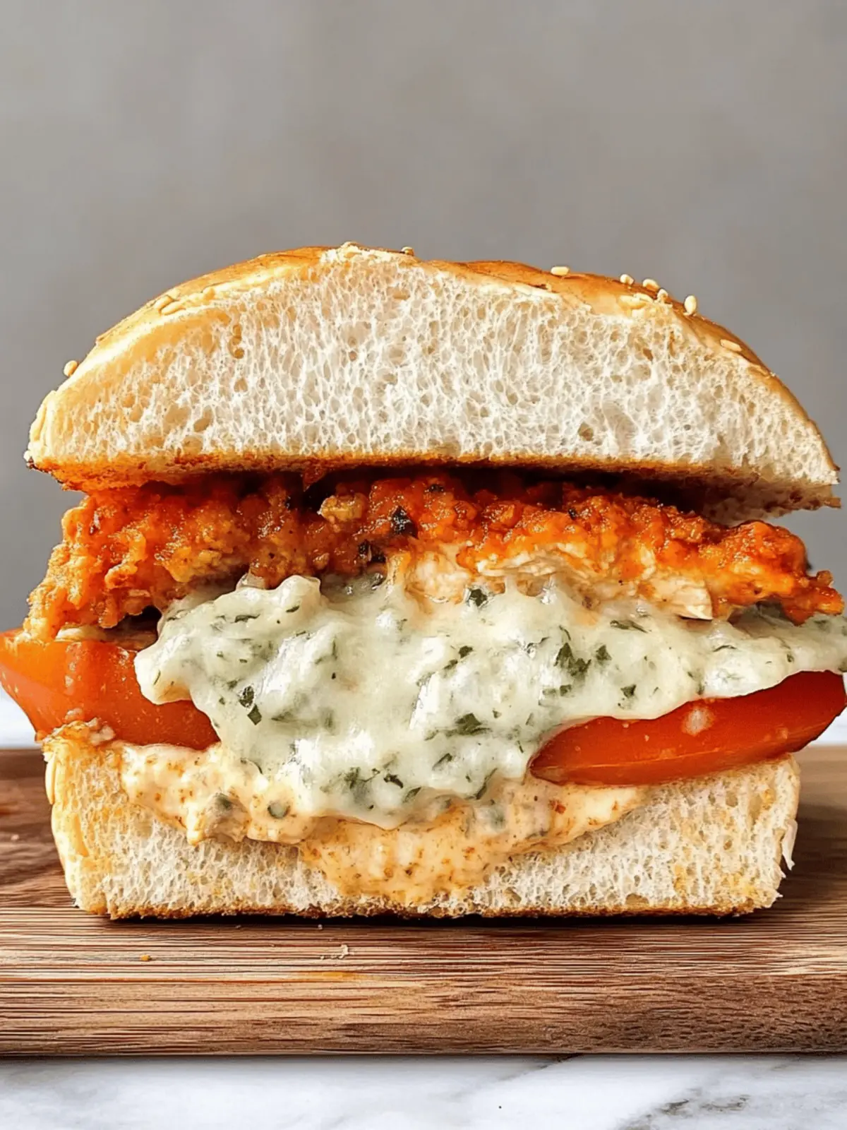 Chicken Parmesan Sandwich