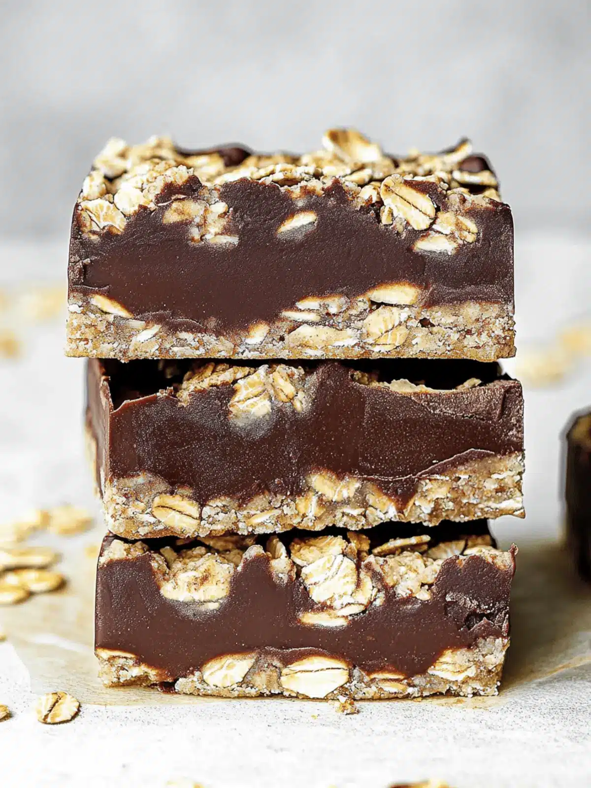 Chocolate Fudge Oat Bars
