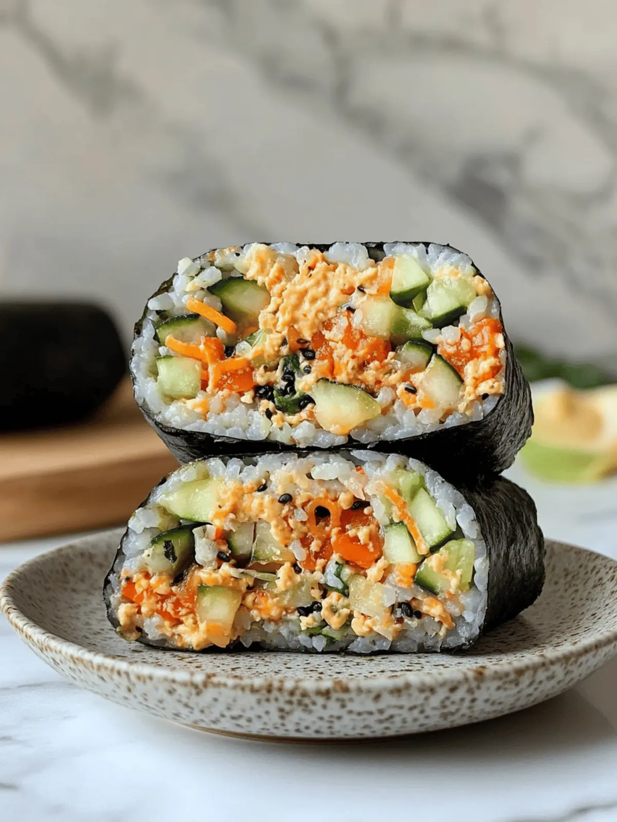 Veggie Sushi Burrito