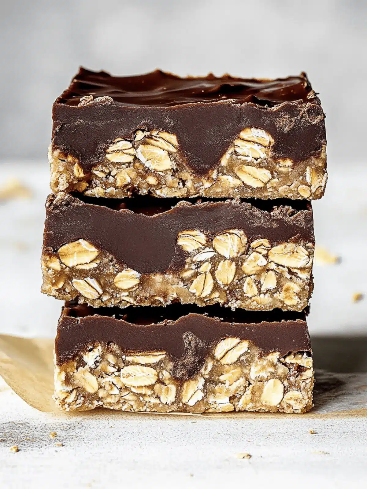 Chocolate Fudge Oat Bars