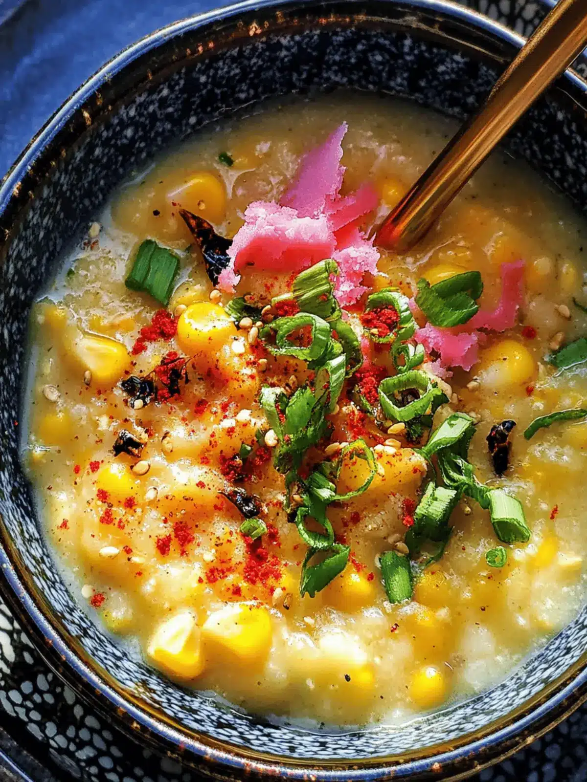 Spicy Miso Corn Chowder with Abokichi