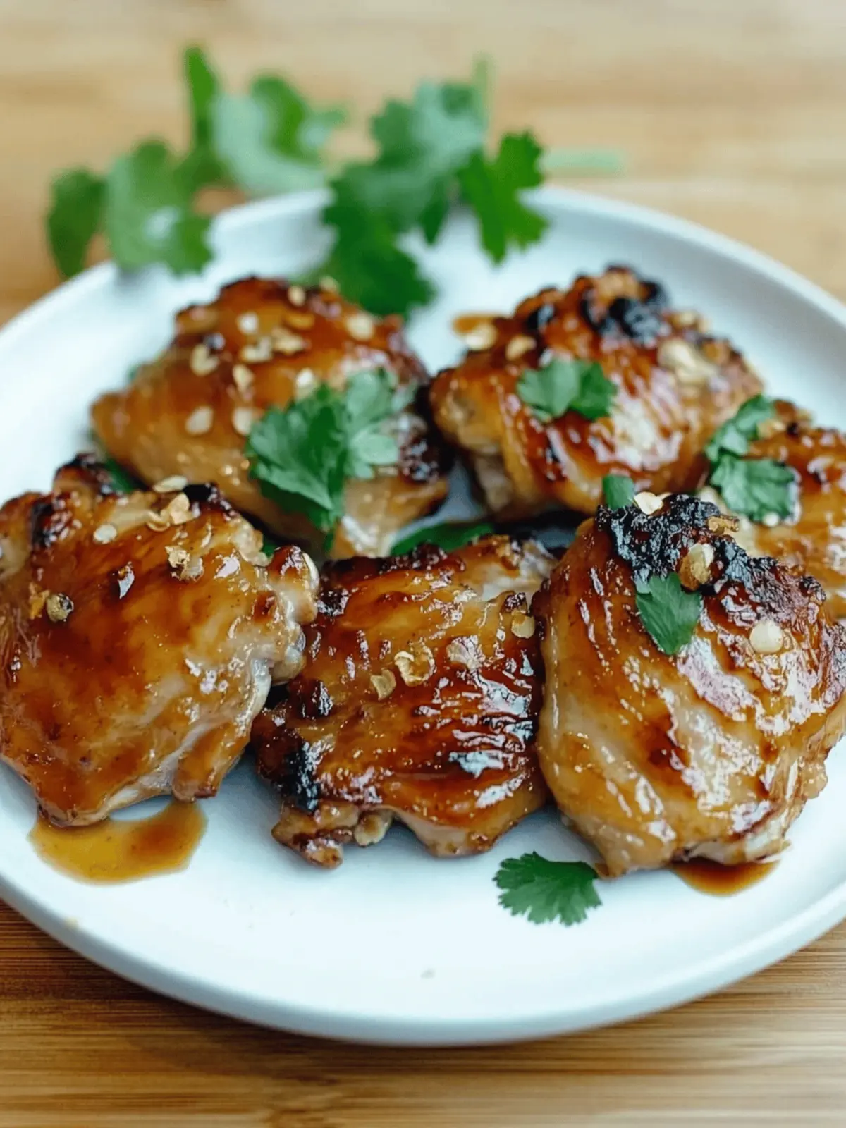 Viral Garlic Miso Chicken Thighs (Air Fryer or Oven)