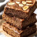 flourless banana bread bars