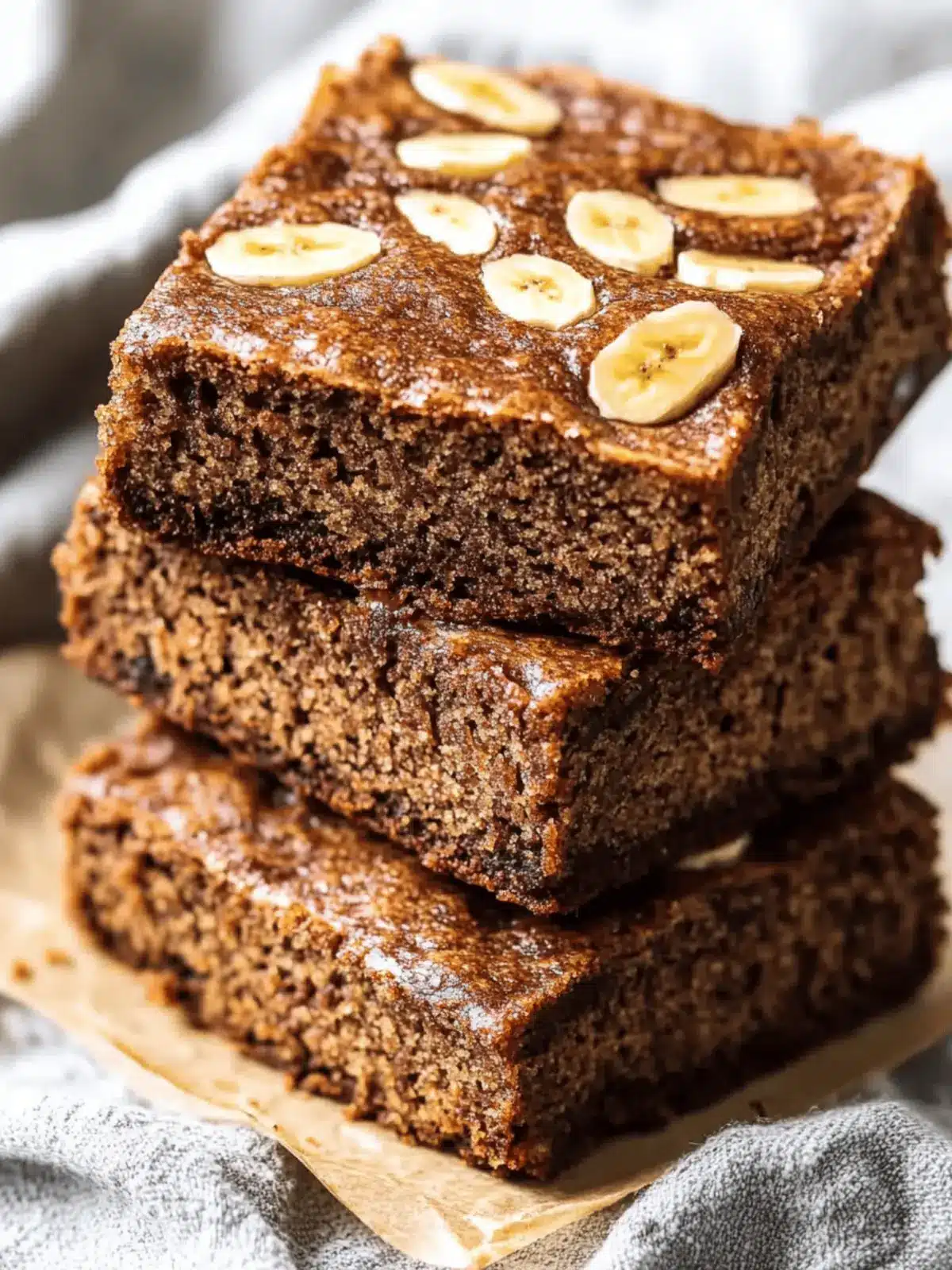 flourless banana bread bars