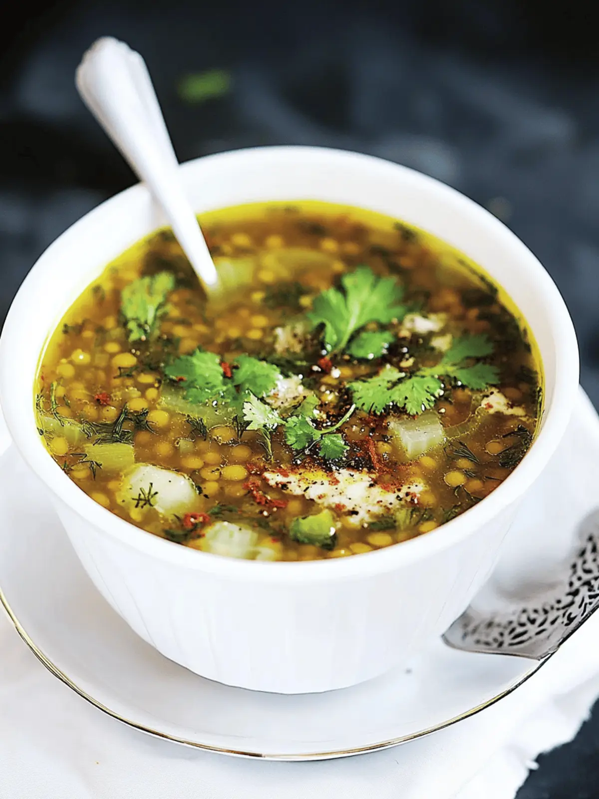 Nonna’s Lentil, Fennel & Celery Soup
