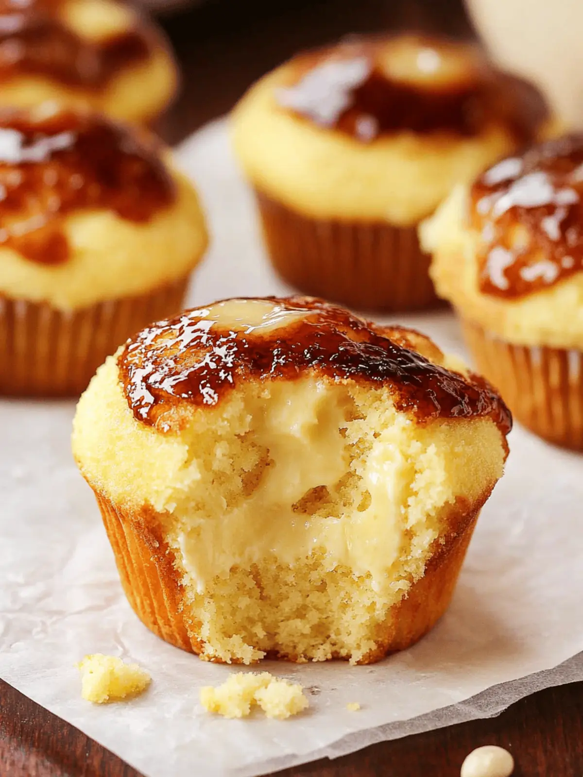 Crème Brûlée Cupcakes