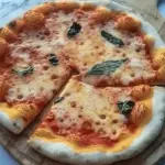 Homemade New York style pizza