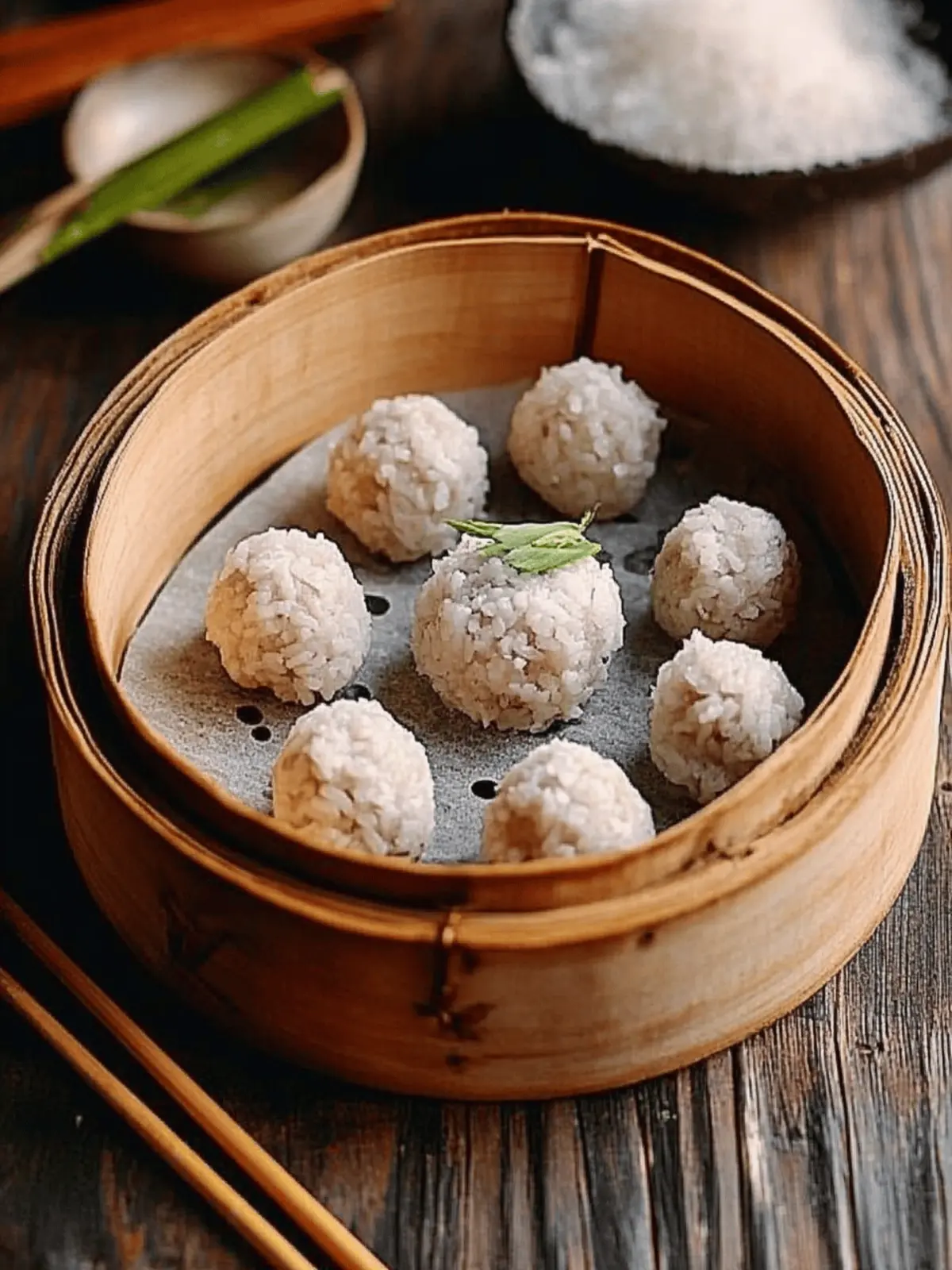 Chinese Pearl Meatballs with Sticky Rice (珍珠丸子)