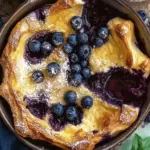 Blueberry Lemon Dutch Baby.
