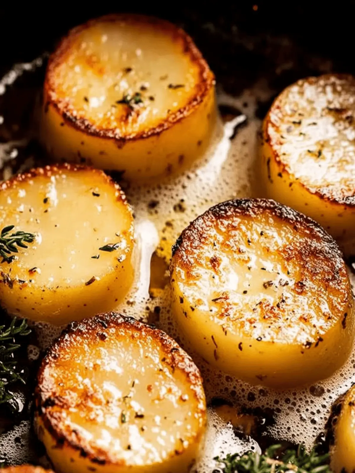 Fondant potatoes