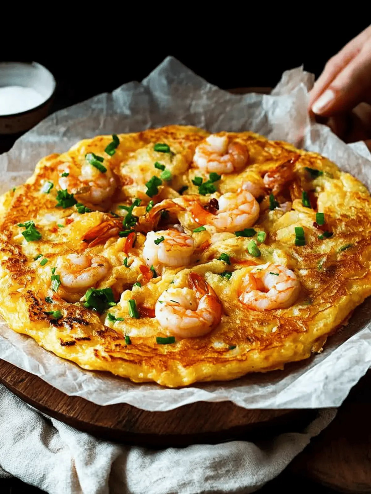 Savory Korean Shrimp Pancake