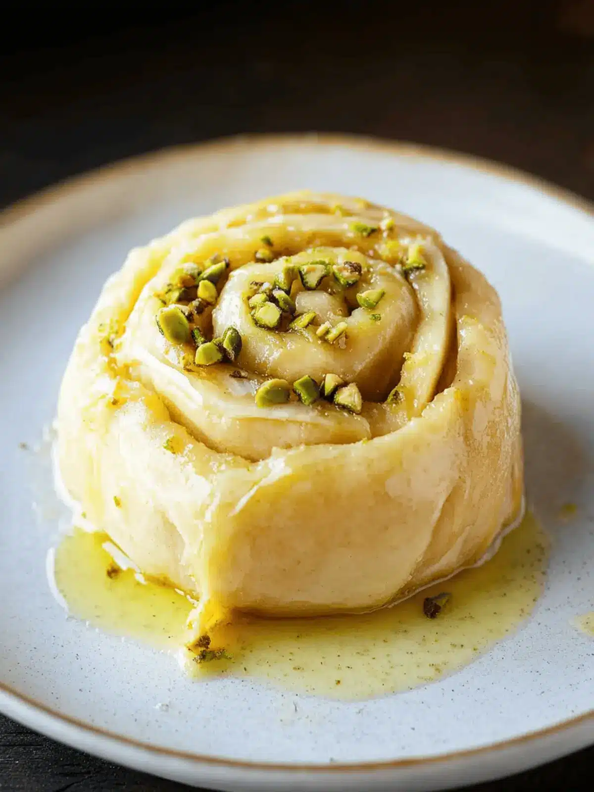Vegan Lemon Pistachio Sweet Rolls