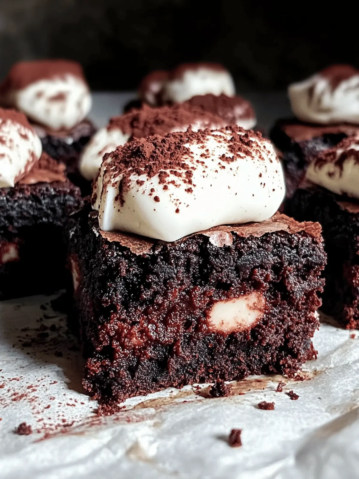 Brown Butter Red Velvet Brownies