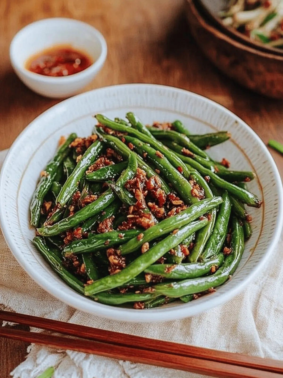 Sichuan Dry Fried String Beans