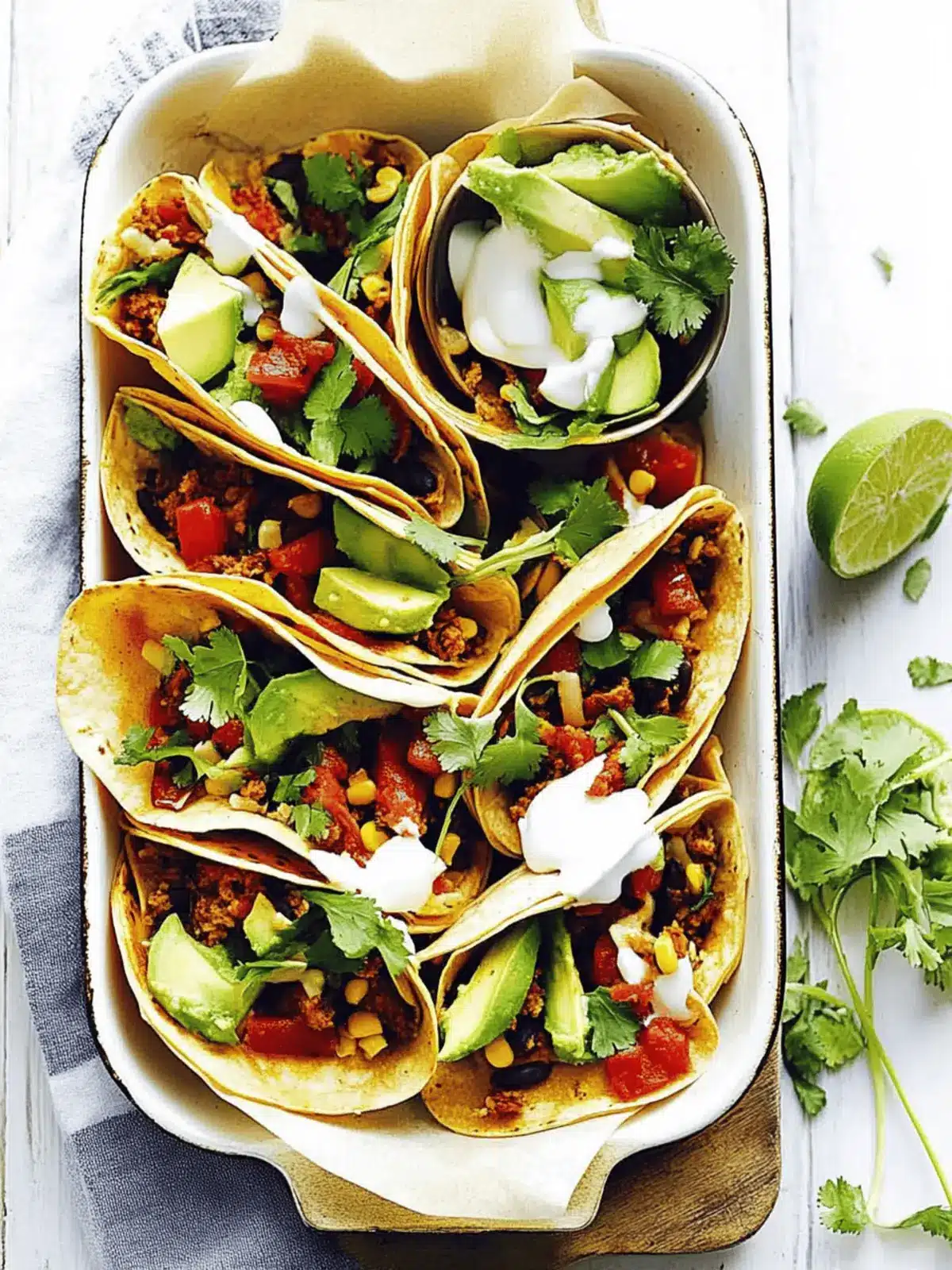 all-in-one crispy baked tacos