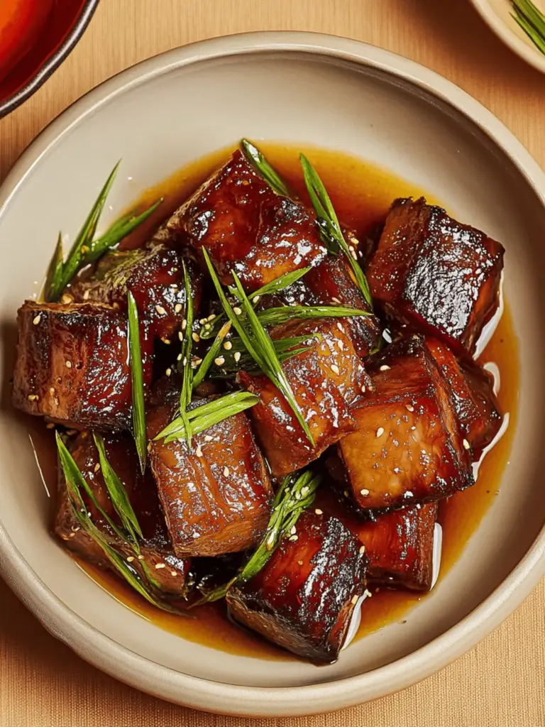 Sake-and-Soy-Braised Pork Belly