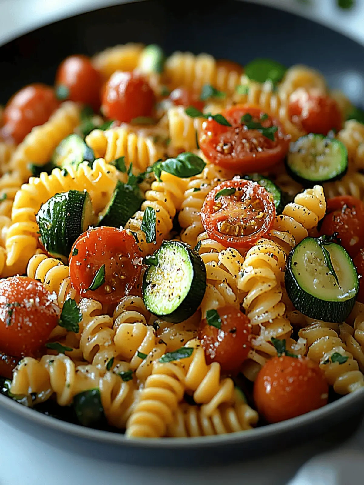 Tomato Zucchini Pasta