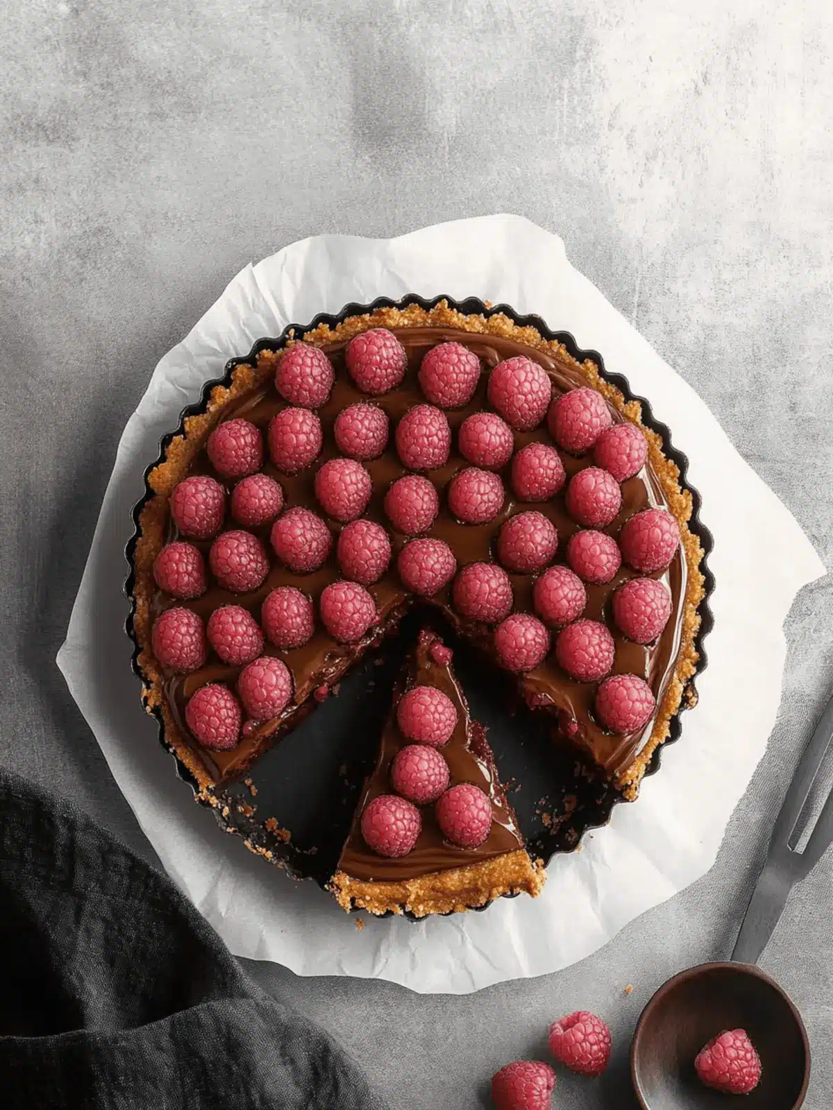 Chocolate Raspberry Tart