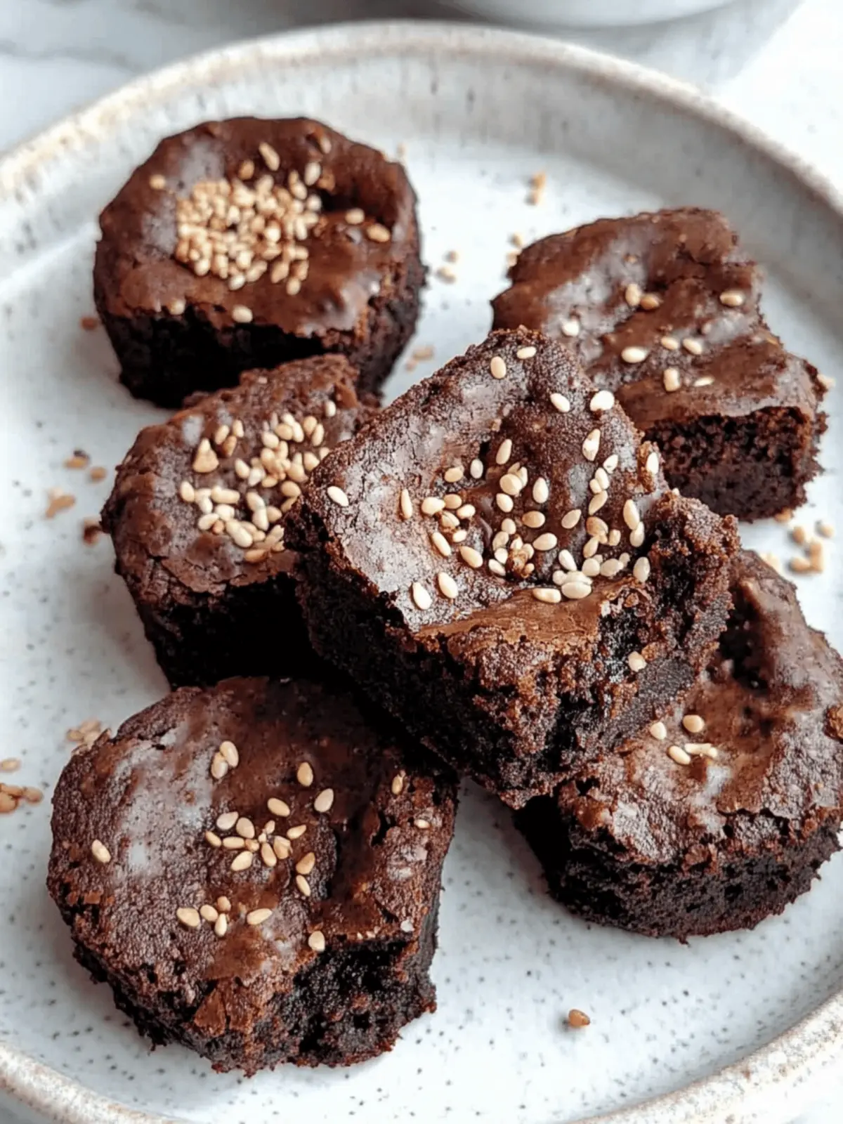 Tahini Date Brownies