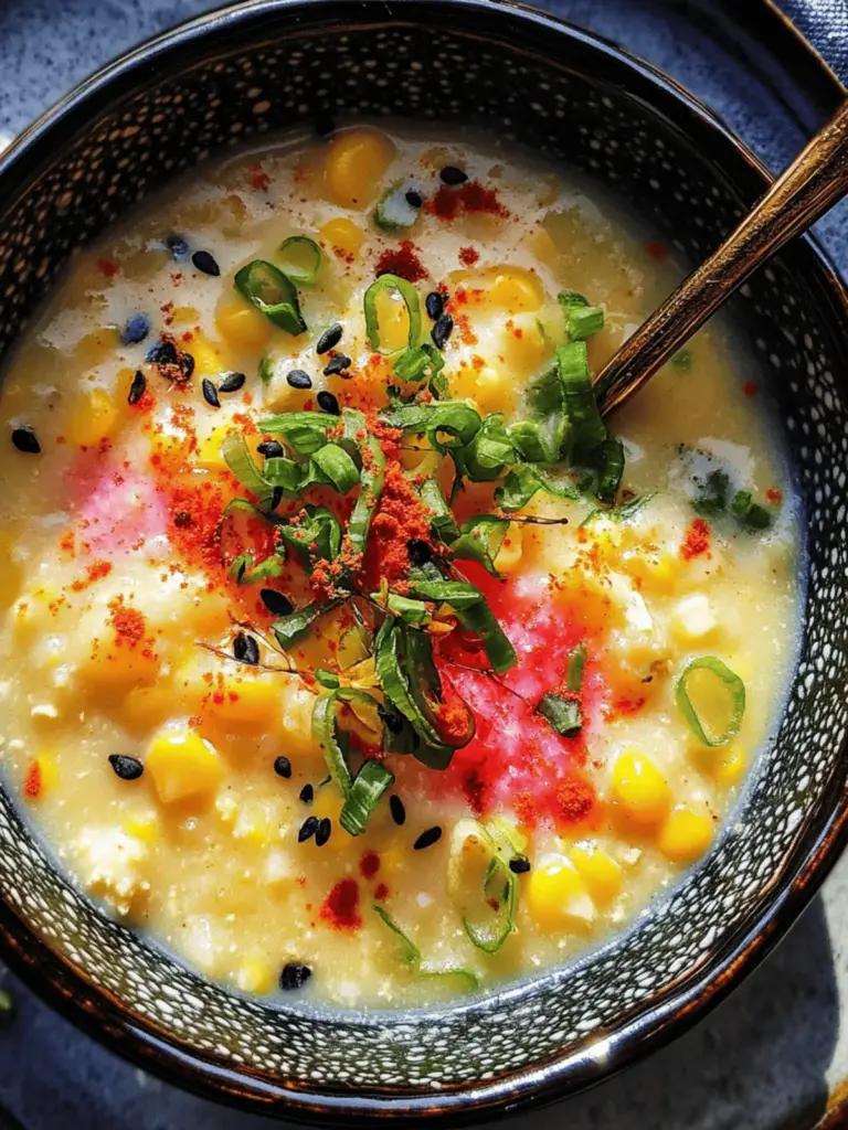 Spicy Miso Corn Chowder with Abokichi