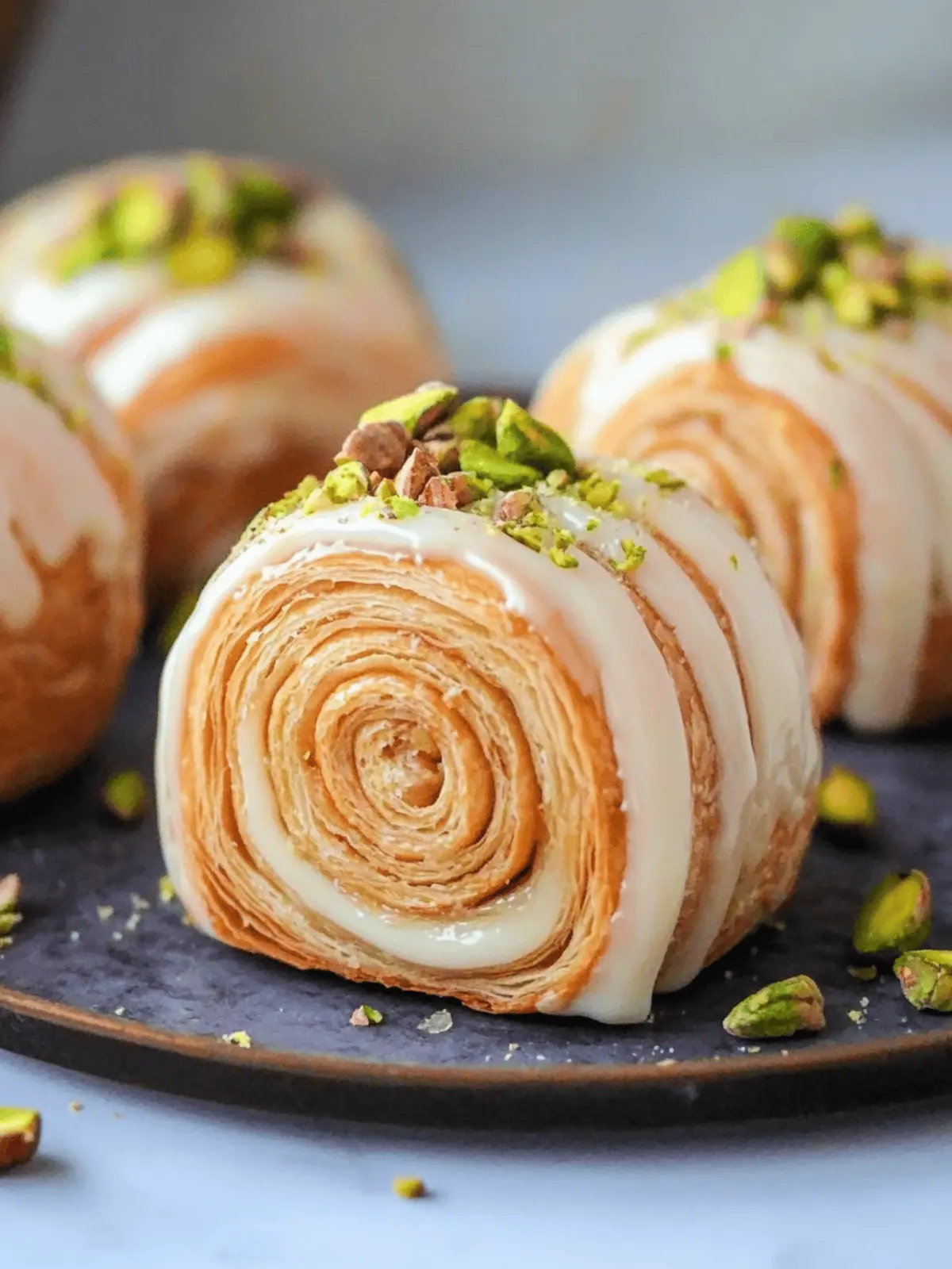 Pistachio Supreme Croissants