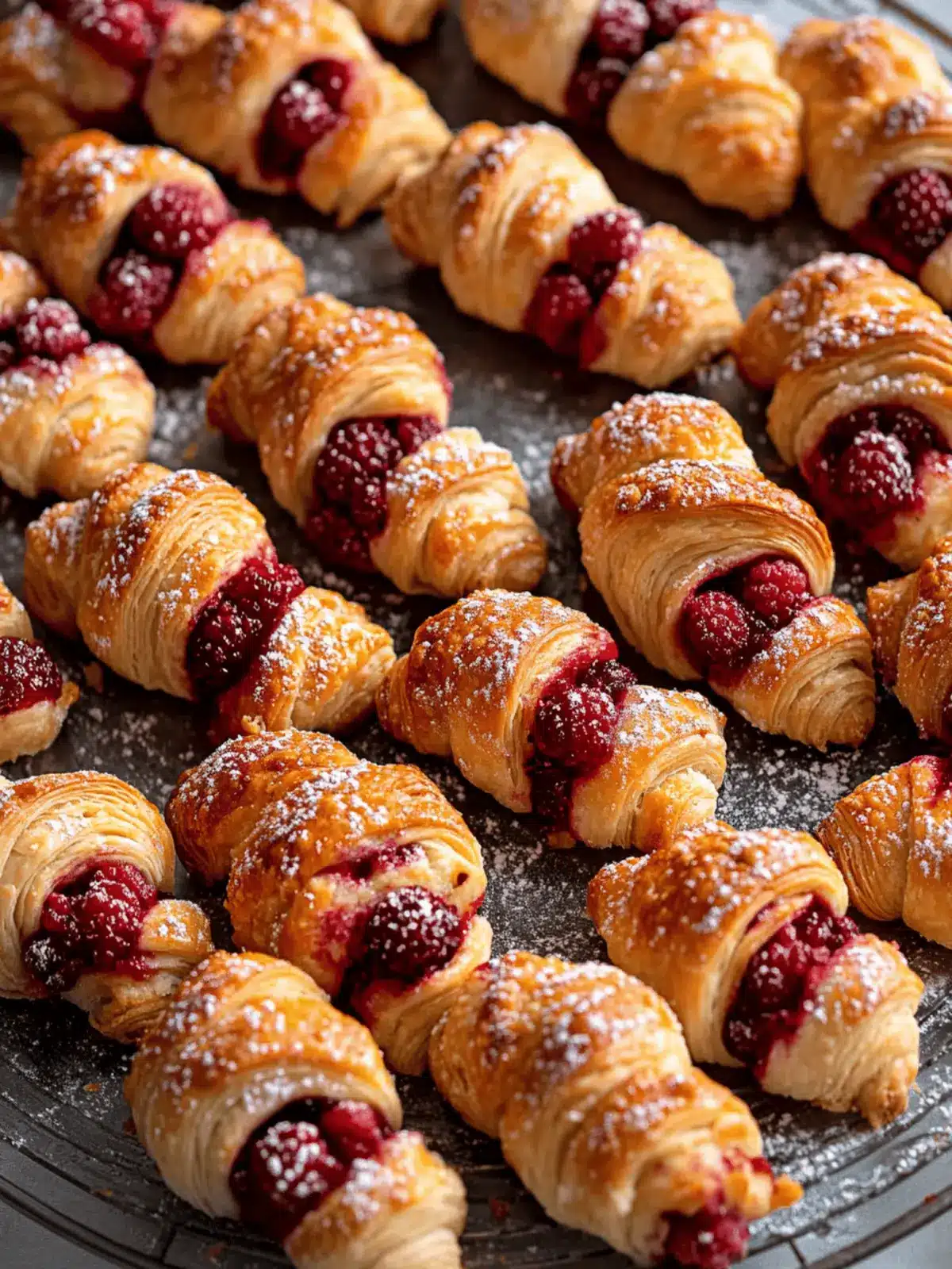 Classic Jewish Raspberry Rugelach
