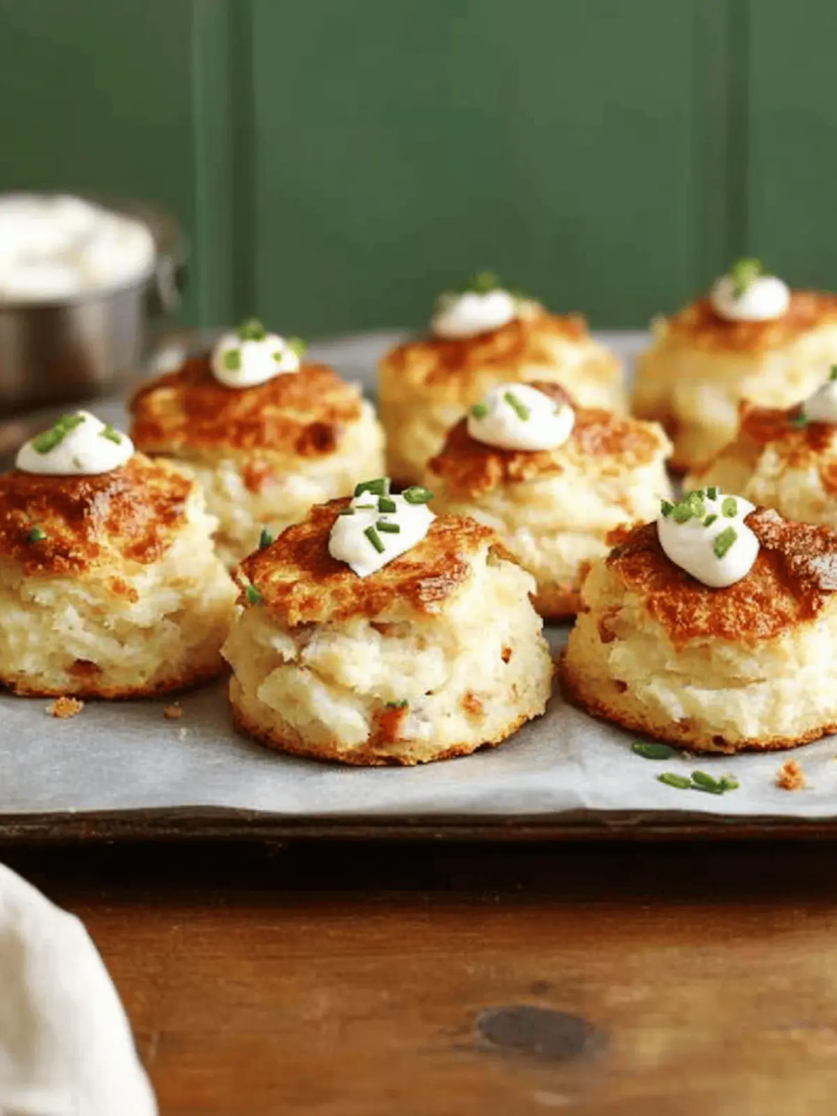 Loaded Mashed Potato Scones