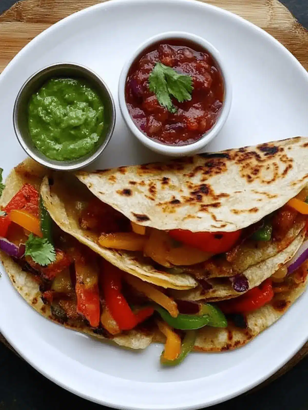 Quick Veggie Fajitas