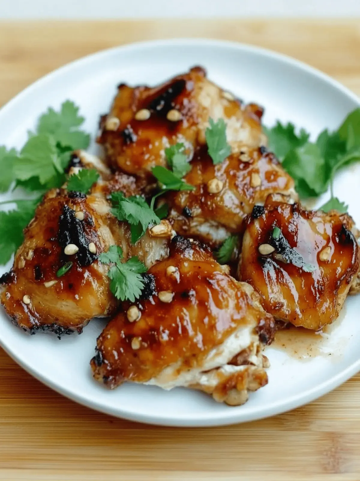 Viral Garlic Miso Chicken Thighs (Air Fryer or Oven)