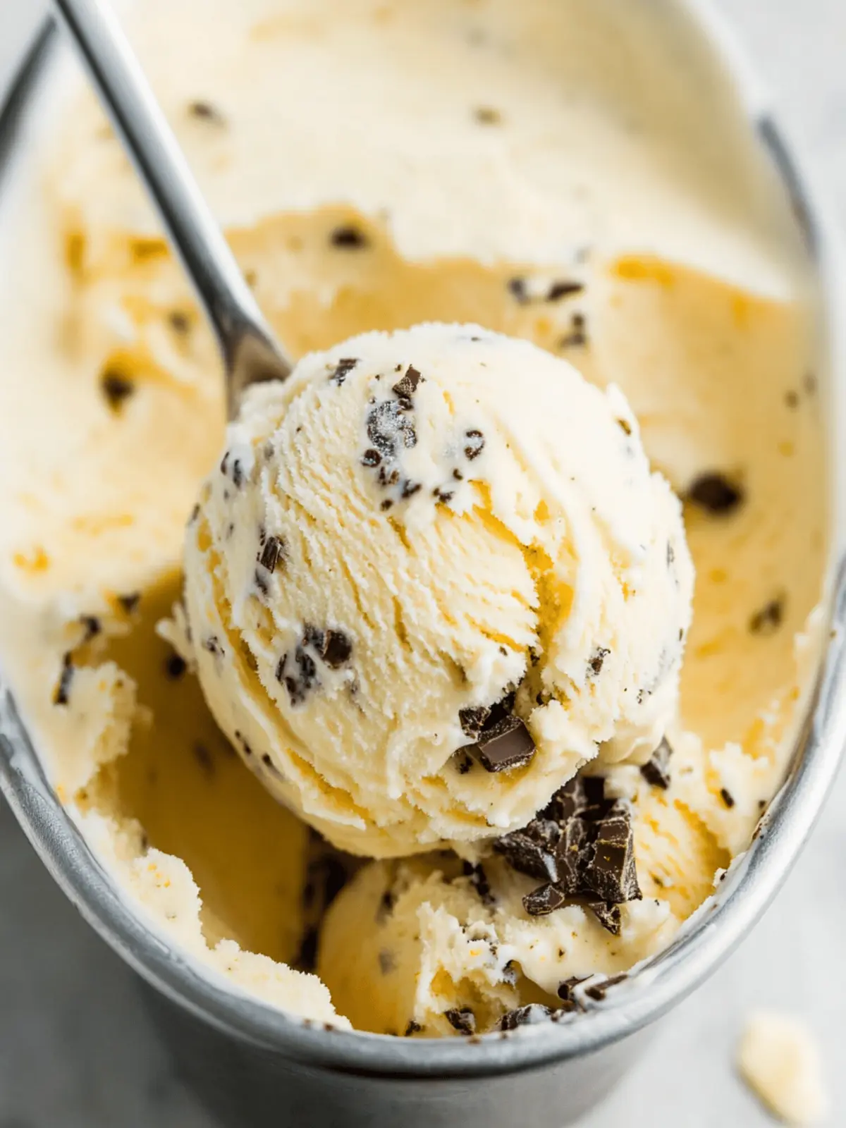 Orange, Cardamom & Chocolate Ice cream + Classic Vanilla
