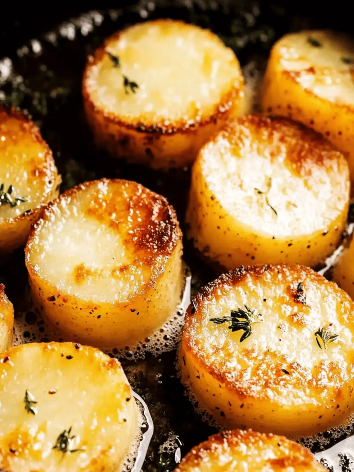 Fondant potatoes