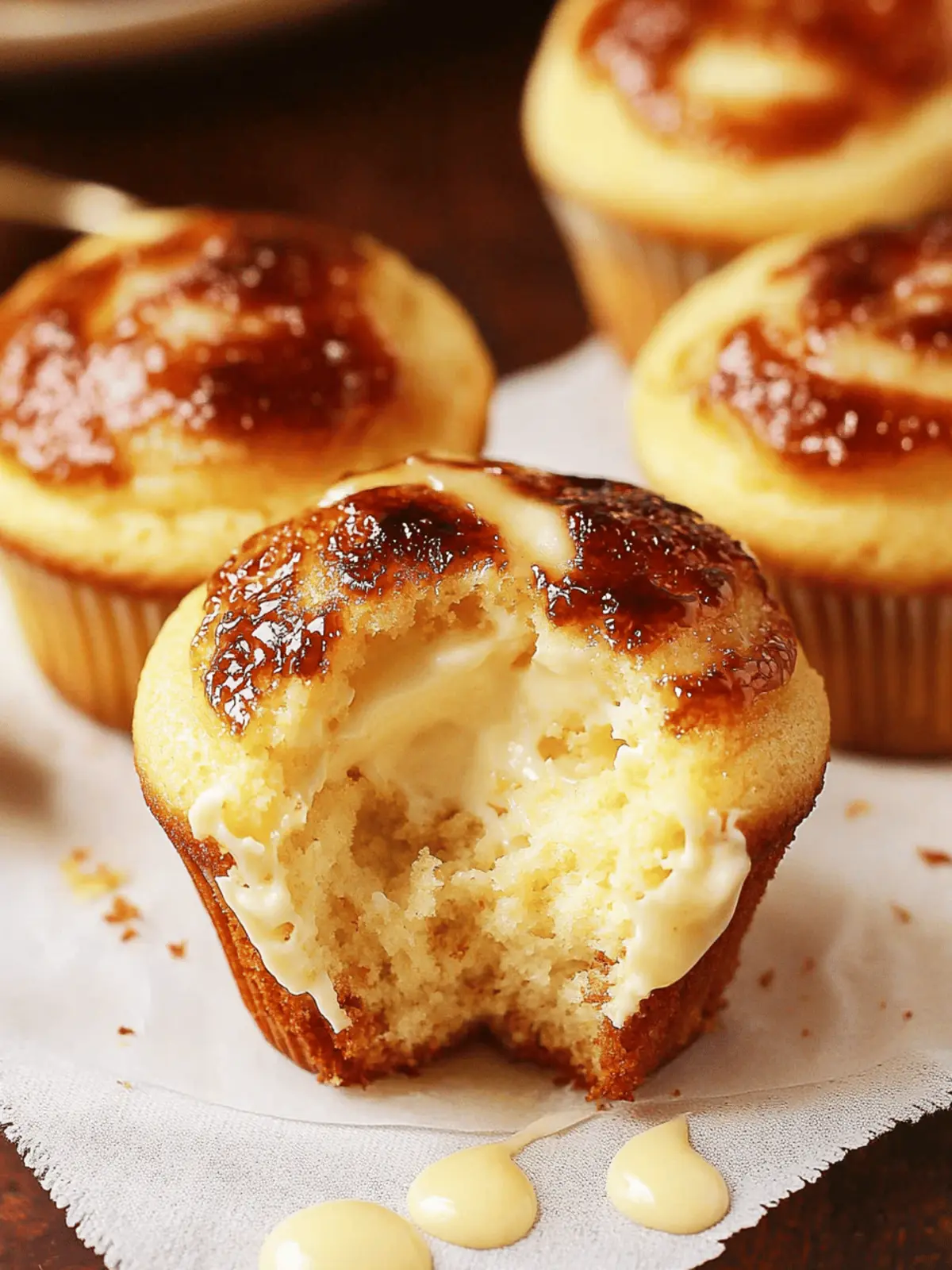 Crème Brûlée Cupcakes
