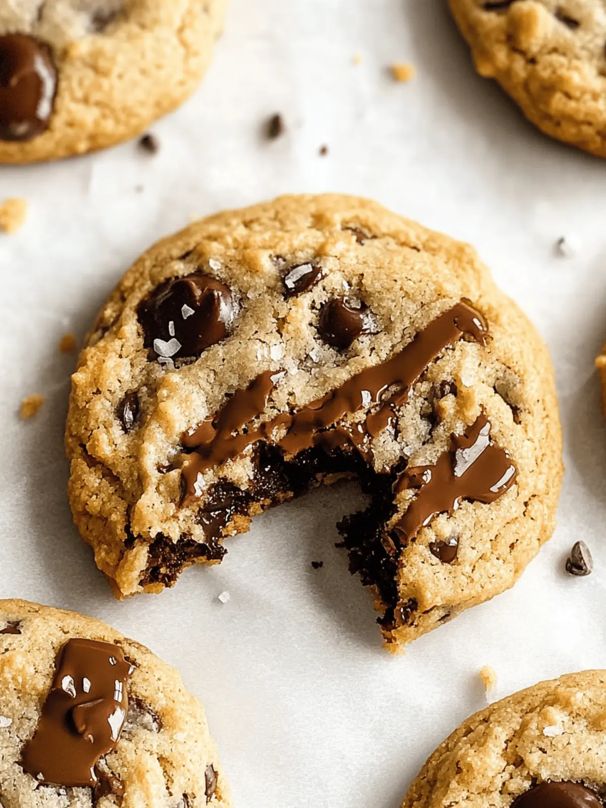 Vegan Tahini Chocolate Chip Cookies