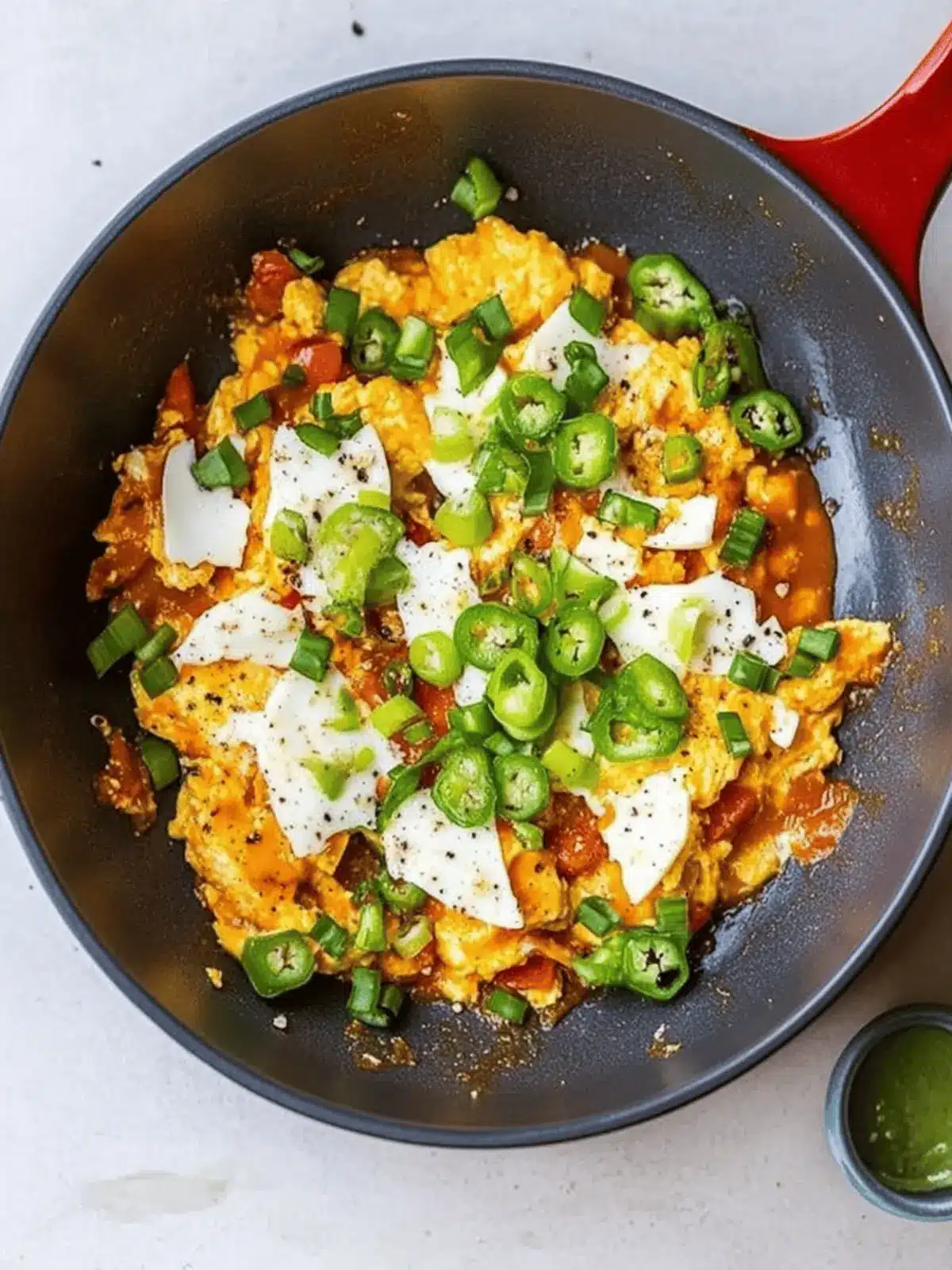 High-Protein Enchilada Scrambled Eggs