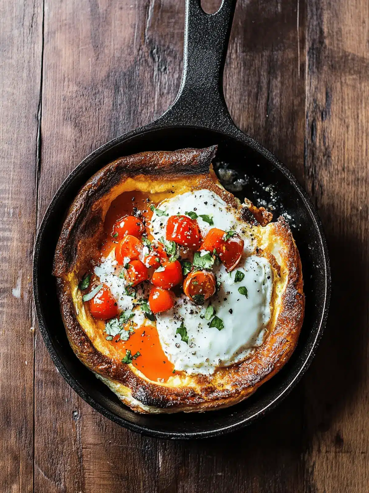 Huevos Rancheros Mini Savoury Dutch Baby