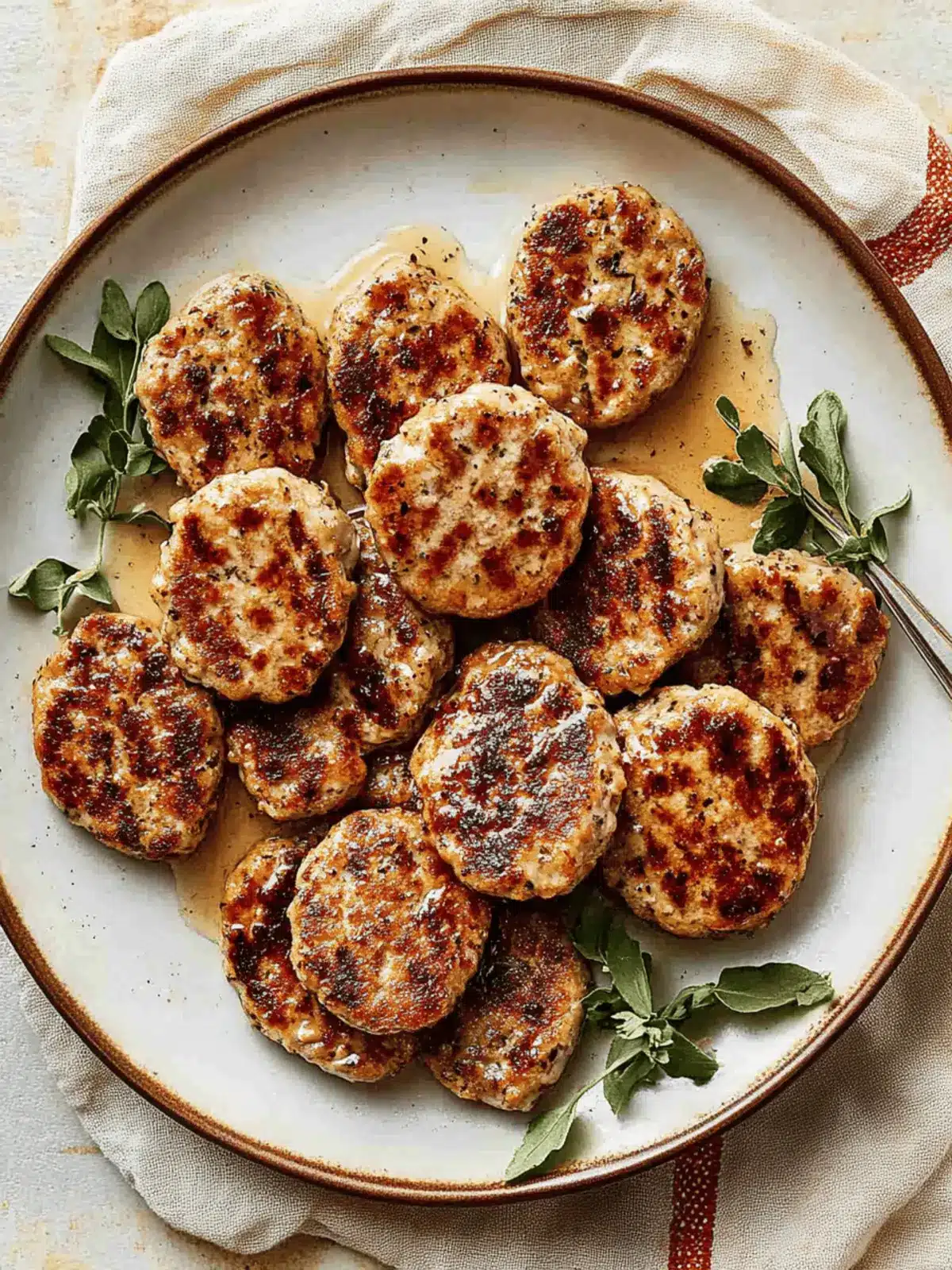 Maple Chicken Breakfast Sausage