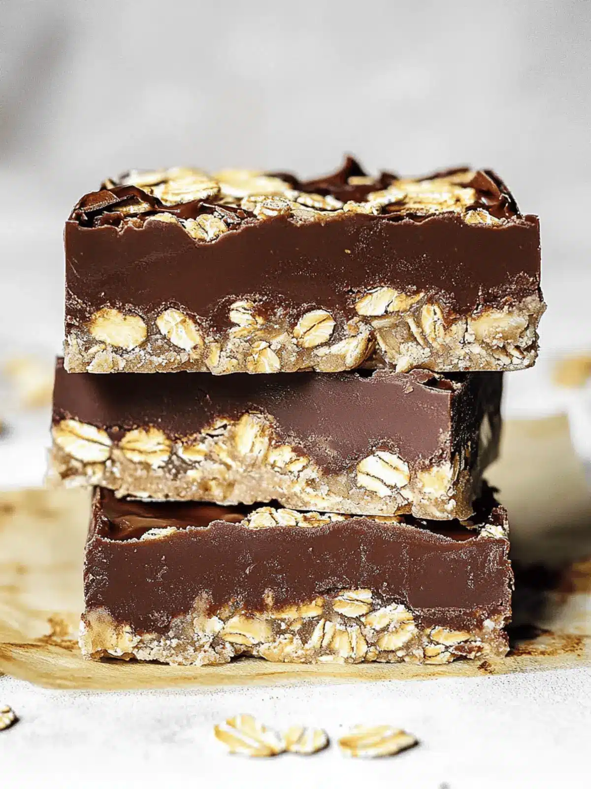 Chocolate Fudge Oat Bars