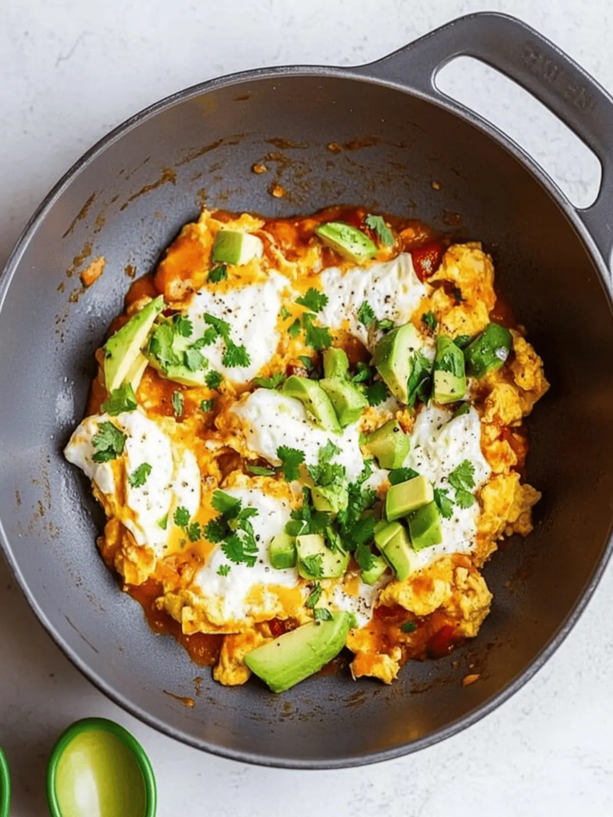 High-Protein Enchilada Scrambled Eggs