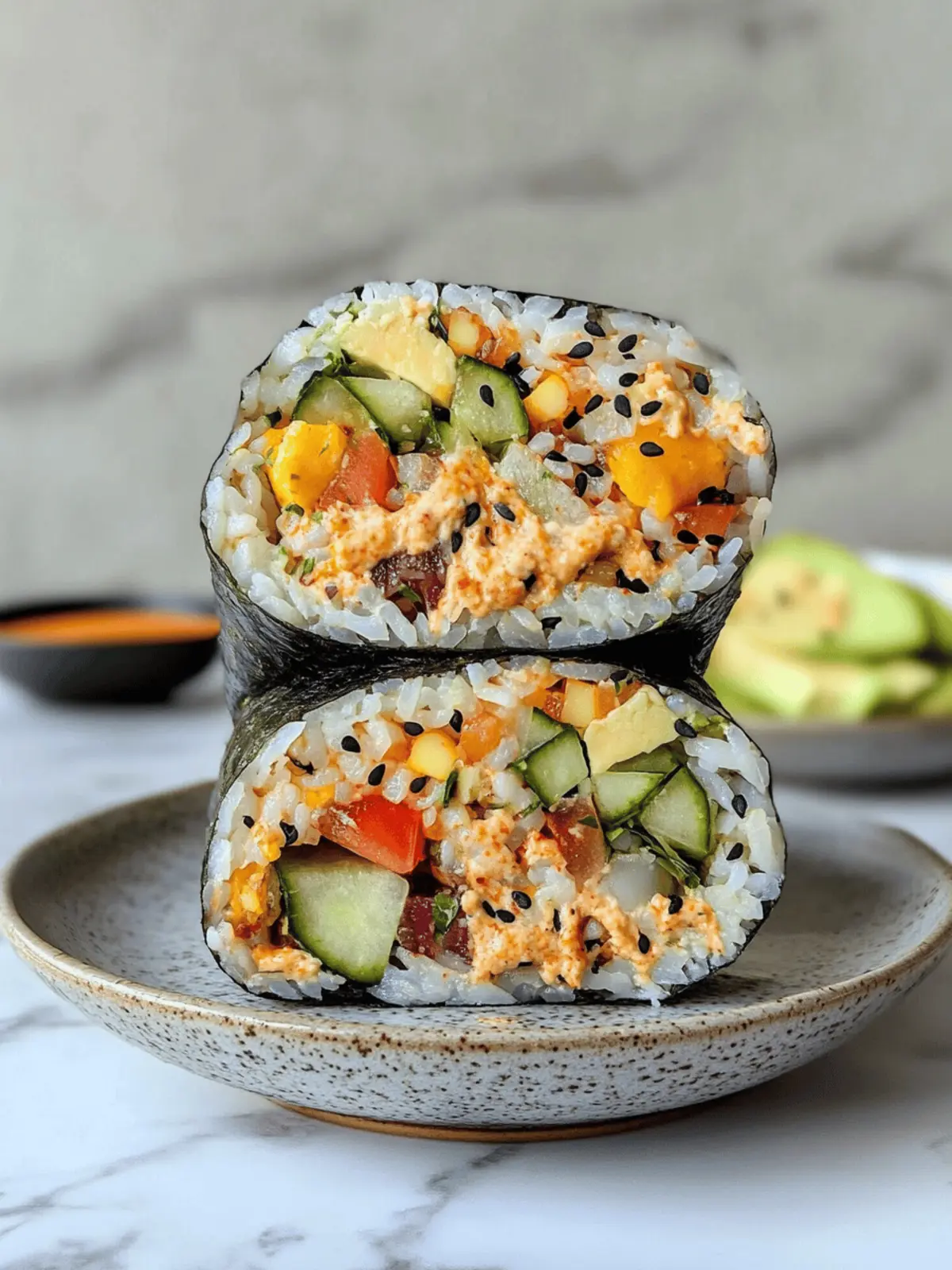 Veggie Sushi Burrito