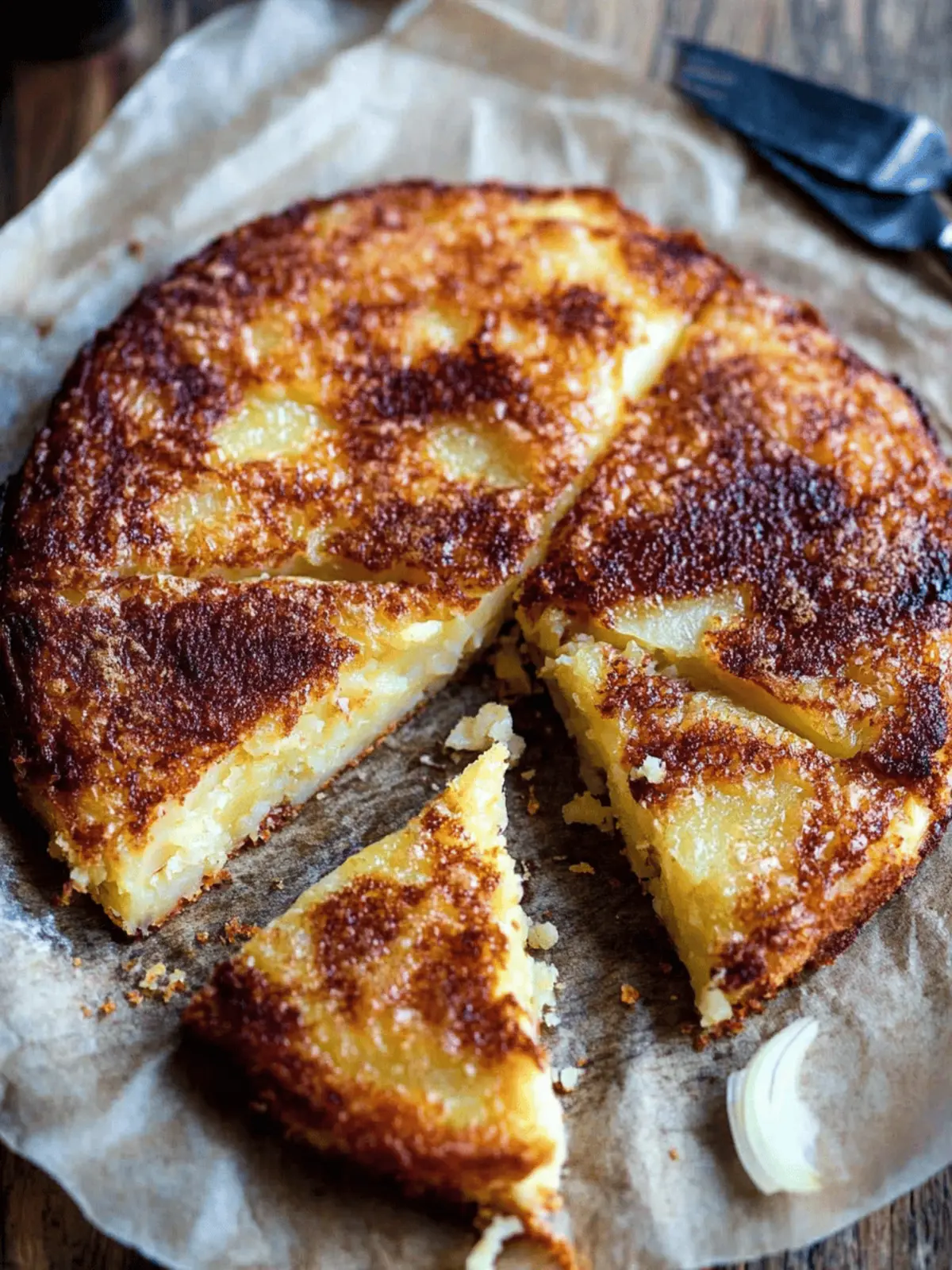 Frico (Cheesy, Potato and Onion Cake)